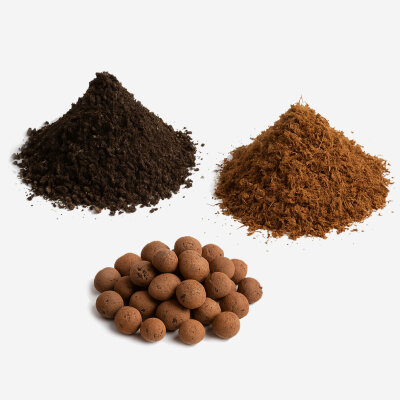 Substrate im Vergleich: Erde, Kokos &amp; Hydro - Substrate im Vergleich: Erde, Kokos &amp; Hydro | Schall &amp; Rauch Grow-Guide