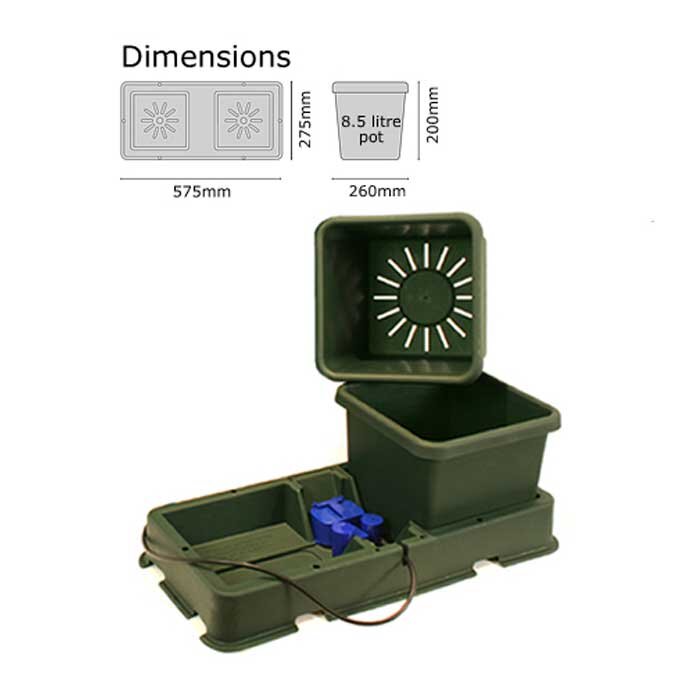 AutoPot Easy2Grow 15L expansion set black