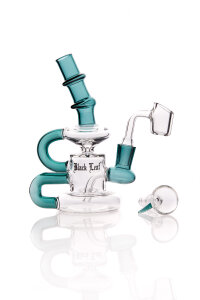 Black Leaf Recycler Dab Rig &Ouml;lbong mit Banger...