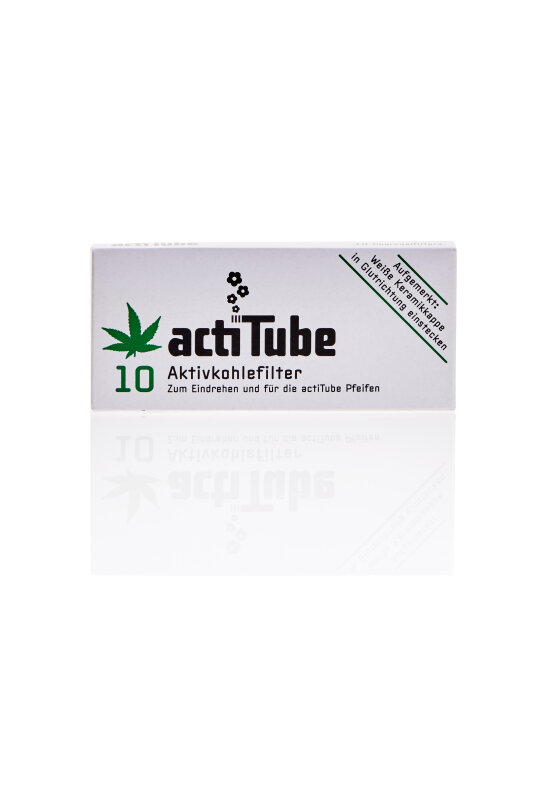 ActiTube 10 Stück Aktivkohlefilter Ø 8mm