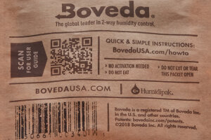 Boveda 8 g Hygro Pack 62% verpackt