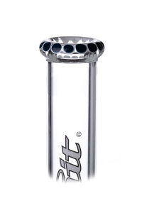 Zenit Bong Beaker MC Rasta 5mm mit Kickloch, Hut Rasta 18,8, Höhe 60cm