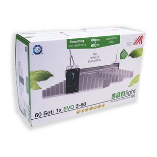 SANlight EVO Set_60x60_1.5  Plug&Play w/ M-Dimmer - 200W