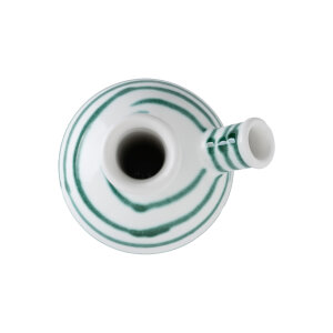 Gmundner Keramik Bong, Grüngeflammt H: 20 cm