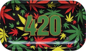 420 Rasta Rolling Tray  Large