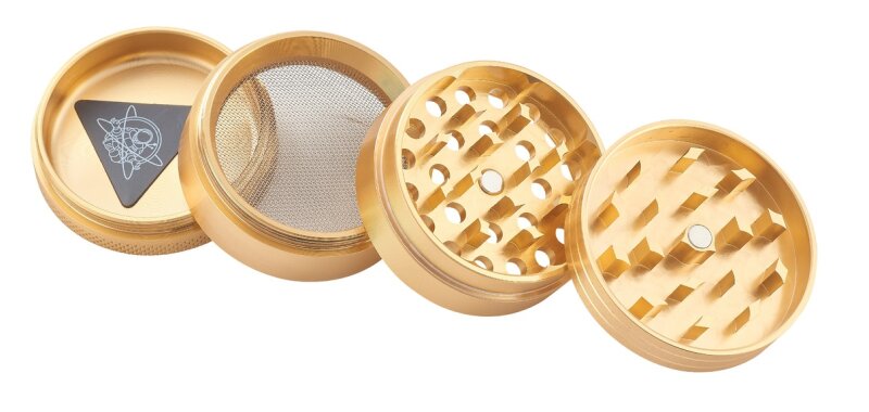 Metall Grinder, 50mmØ, 4-teilig, div. Farben