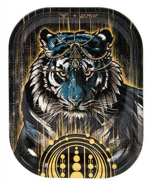 Dreh-Tablett - Rolling Tray &quot;Tiger&quot;