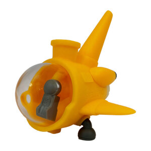 Submarine Yellow Silicone Bong 13 cm