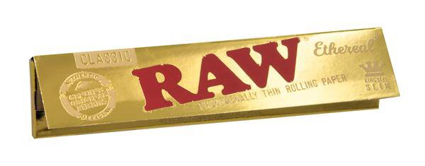 RAW Ethereal (Gold) King Size Slim Papier