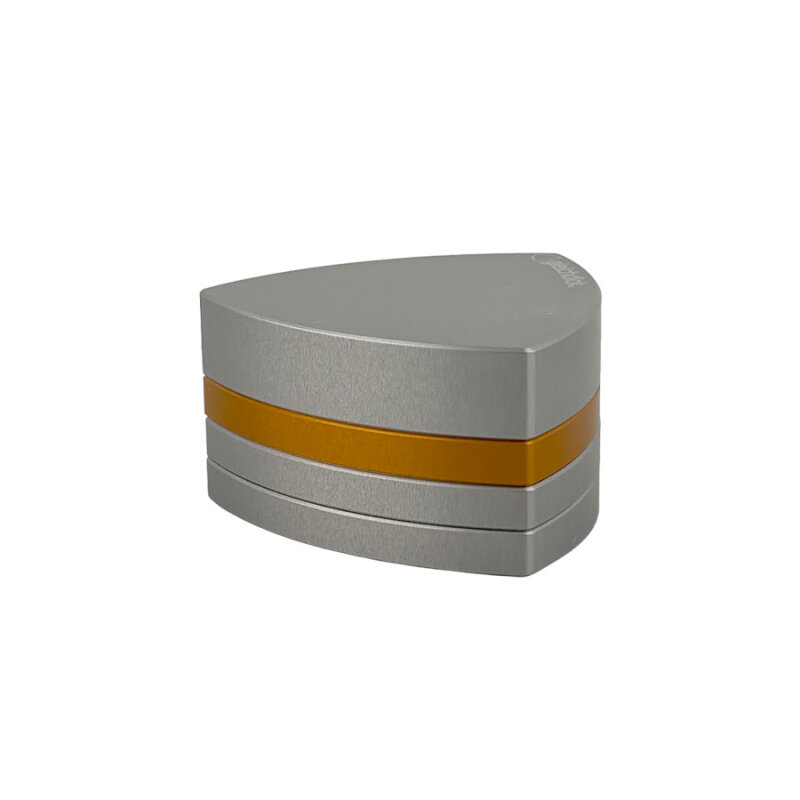 Gleichdick Alu Grinder 4-teilig Natur/Orange