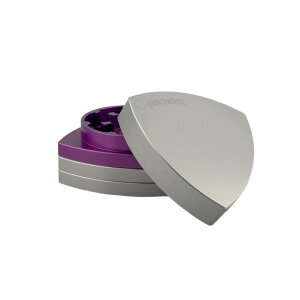 Gleichdick Alu Grinder 4-teilig Natur/Violett