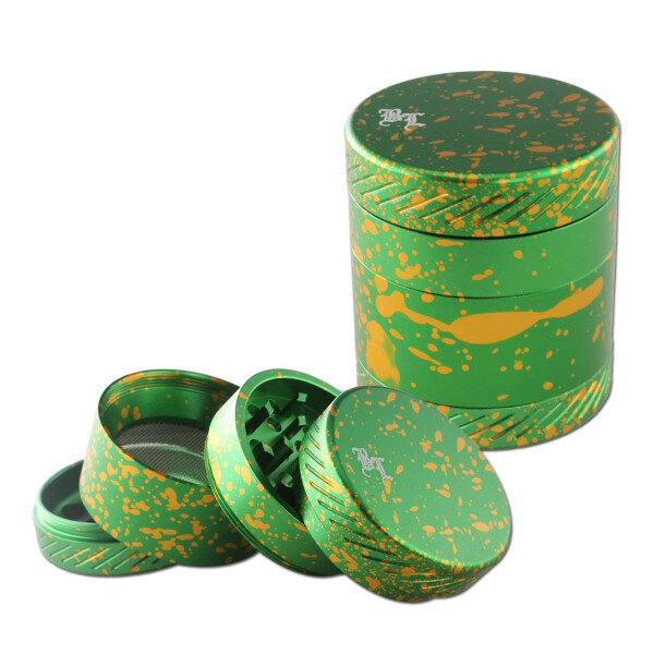 BLACK LEAF CROWN Alu Grinder 4-tlg grün