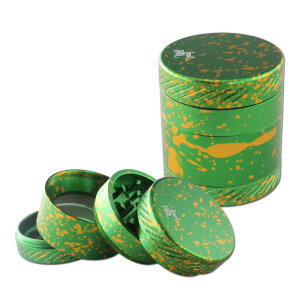 BLACK LEAF CROWN Alu Grinder 4-tlg grün