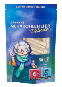 GRANNYS Weed Deluxe Aktivkohlefilter, 6mm 50Stk.