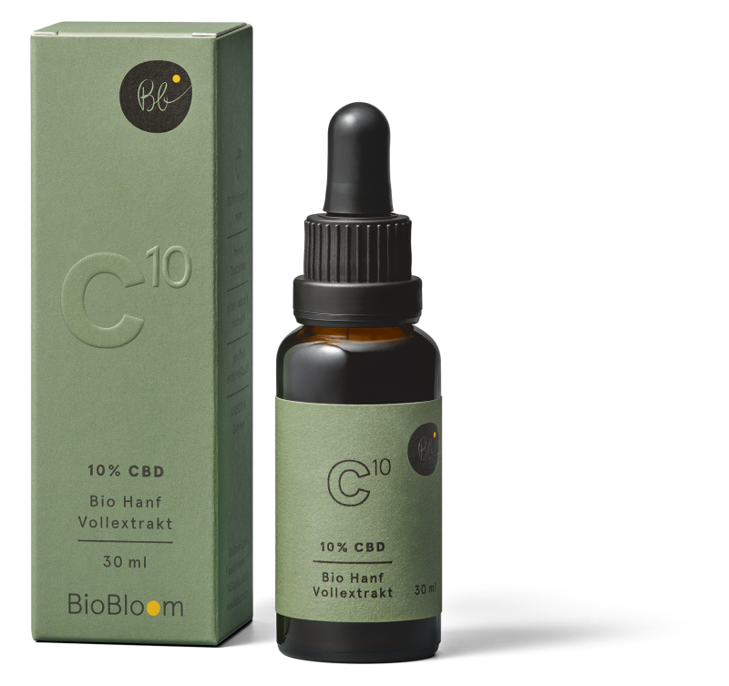 BioBloom Bio CBD Hanfextrakt NaturalTEN 10% CBD 30 ml