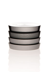 Alumühle Stufen Black Leaf 4-teilig Ø 55 mm grau