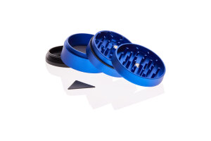 Solinder After Grow BLUE aluminum grinder 4 parts...