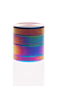 Alumühle Black Leaf Rillen 4-teilig Ø 40mm Ölfarben