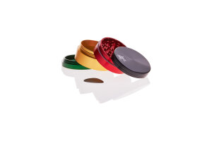 Alum&uuml;hle Black Leaf 4-teilig Rasta &Oslash; 62 mm