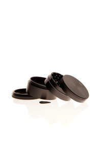 Alumühle Black Leaf 4-teilig Ø 90 mm schwarz
