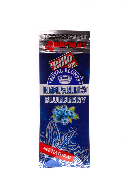 Royal Blunts Hemparillo Hemp Wraps Blueberry 4 Stück