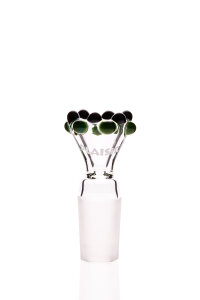 Plaisir Flutschkopf Doppelkrone grün-schwarz 18,8