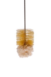 Bürste dick weißer Kopf L=75cm