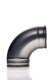 Bogenstück 90° 160 mm Metall