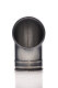 Bogenstück 90° 125 mm Metall